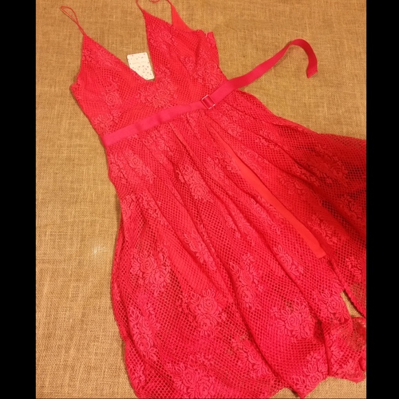 Free People  Midi Lace Dress - Picture 5 of 8